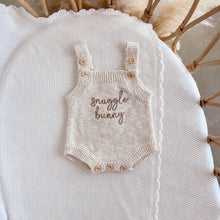 Load image into Gallery viewer, 'Snuggle Bunny' Singlet Knit Romper - Honey