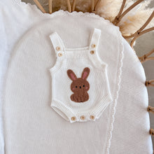 Load image into Gallery viewer, Boucle Bunny Singlet Knit Romper