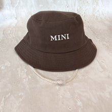 Load image into Gallery viewer, &#39;Mini&#39; Bucket Hat - Brown (Baby Size)