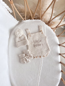 'Little Honey' Singlet Knit Romper - Honey