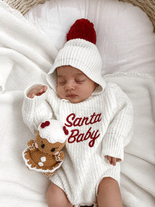 'Santa Baby' Chunky Knit Romper