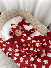 Load image into Gallery viewer, Red Posy Long Sleeve Knit Romper