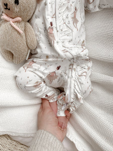 Long Sleeve Bamboo Growsuit - Belle