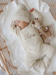 Chunky Knit Beanie - Honey