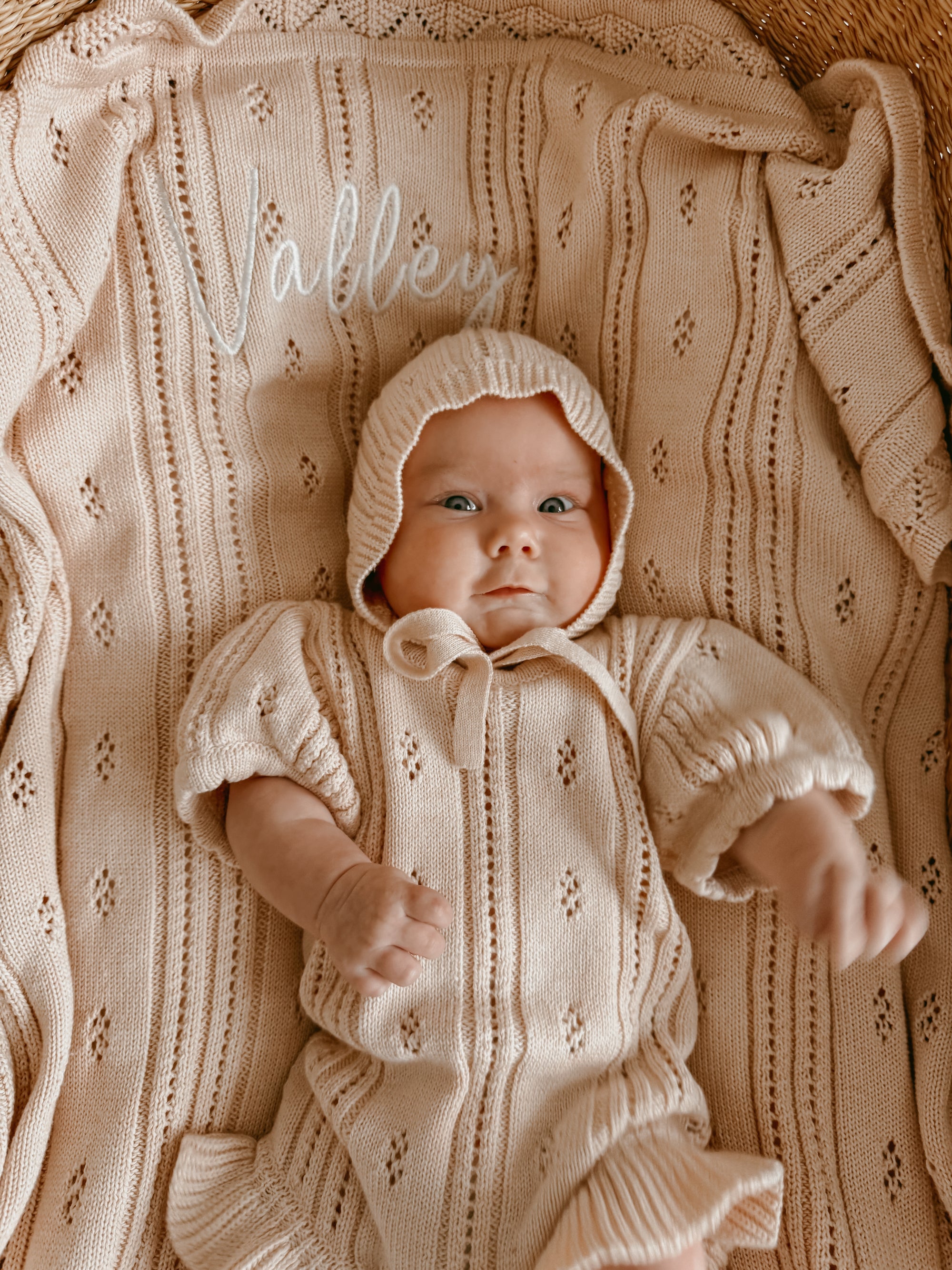 Margot Knit Romper - Pink Lemonade