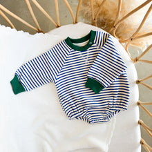 Load image into Gallery viewer, Vintage Stripe Bubble Romper - PRE ORDER - Est. Dispatch Date Mid May