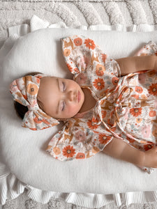 Festive Floral Topknot - PRE ORDER - Est. Dispatch End of September