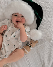 Load image into Gallery viewer, Holiday Slouch Romper - Green - PRE ORDER - Est. Dispatch October