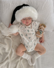 Load image into Gallery viewer, Holiday Slouch Romper - Green - PRE ORDER - Est. Dispatch October
