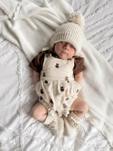 Load image into Gallery viewer, Corduroy Overalls - Teddy Bear