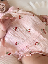 Load image into Gallery viewer, Pink Cherry Romper