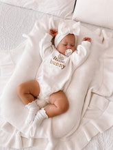 Load image into Gallery viewer, Cotton Tail Romper - Milk (Removable Tail)