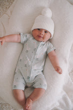 Load image into Gallery viewer, Short Sleeve Bamboo Growsuit - Puddle Duck