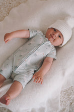 Load image into Gallery viewer, Short Sleeve Bamboo Growsuit - Puddle Duck
