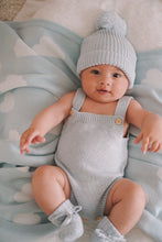 Load image into Gallery viewer, Powder Blue Singlet Mini Knit Romper