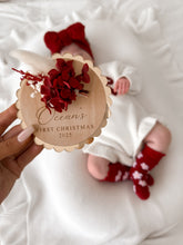 Load image into Gallery viewer, Red Posy Frill Socks