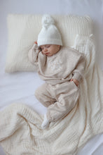 Load image into Gallery viewer, &#39;Little Love Club&#39; Cosy Merino Tracksuit - Beige - PRE ORDER EST DISPATCH MID MAY