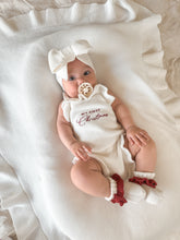 Load image into Gallery viewer, Christmas Knit Booties - Frill