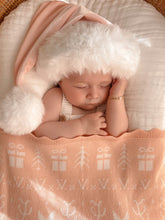 Load image into Gallery viewer, Velvet Santa Hat - Blush