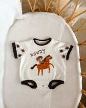 Load image into Gallery viewer, 'Howdy' Slouch Romper - Milk