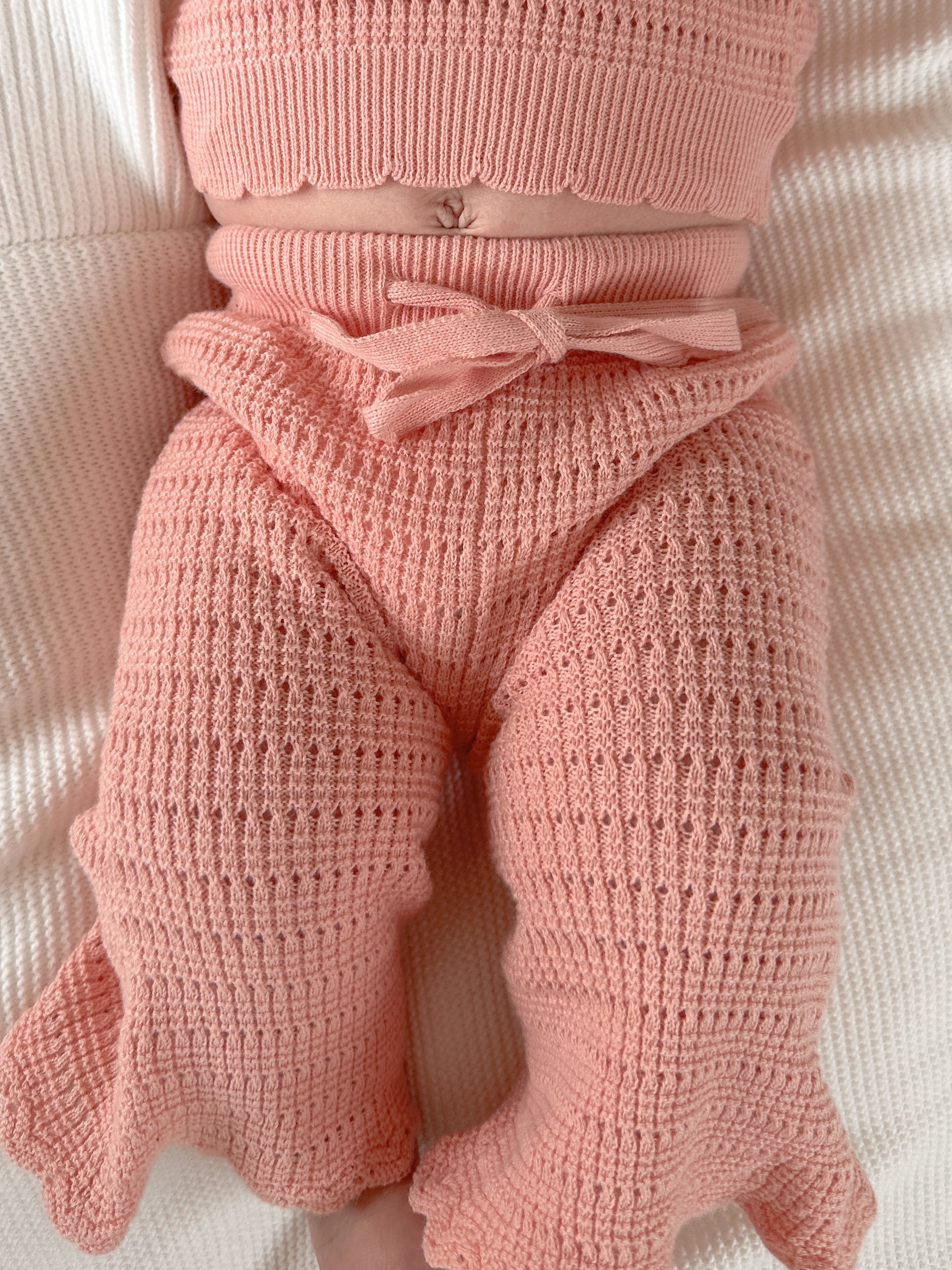 Flare Knit Set - Blush