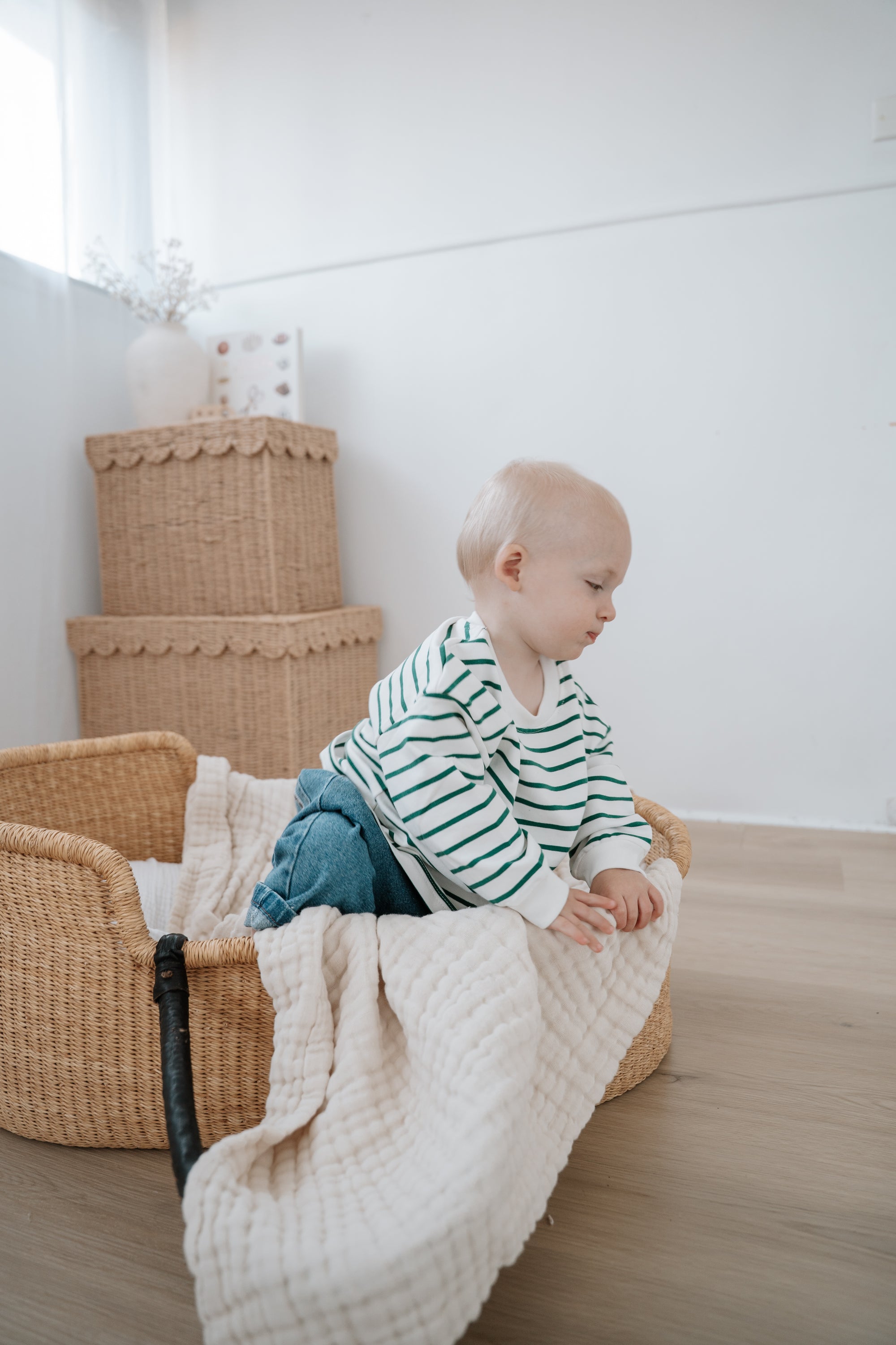 Stripe Long Sleeve - Forest