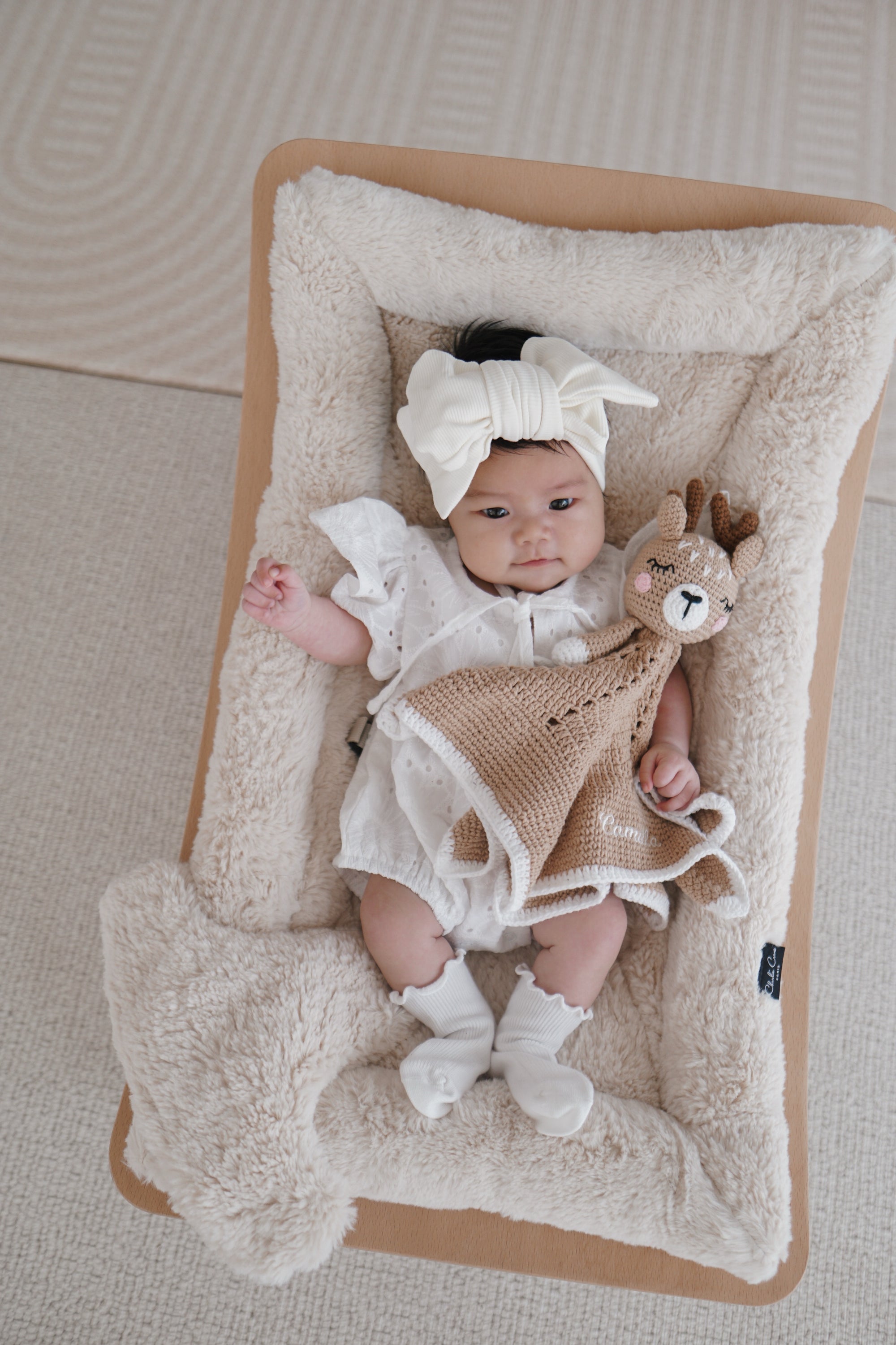 Fawn - Heirloom Crochet Lovey Comforter