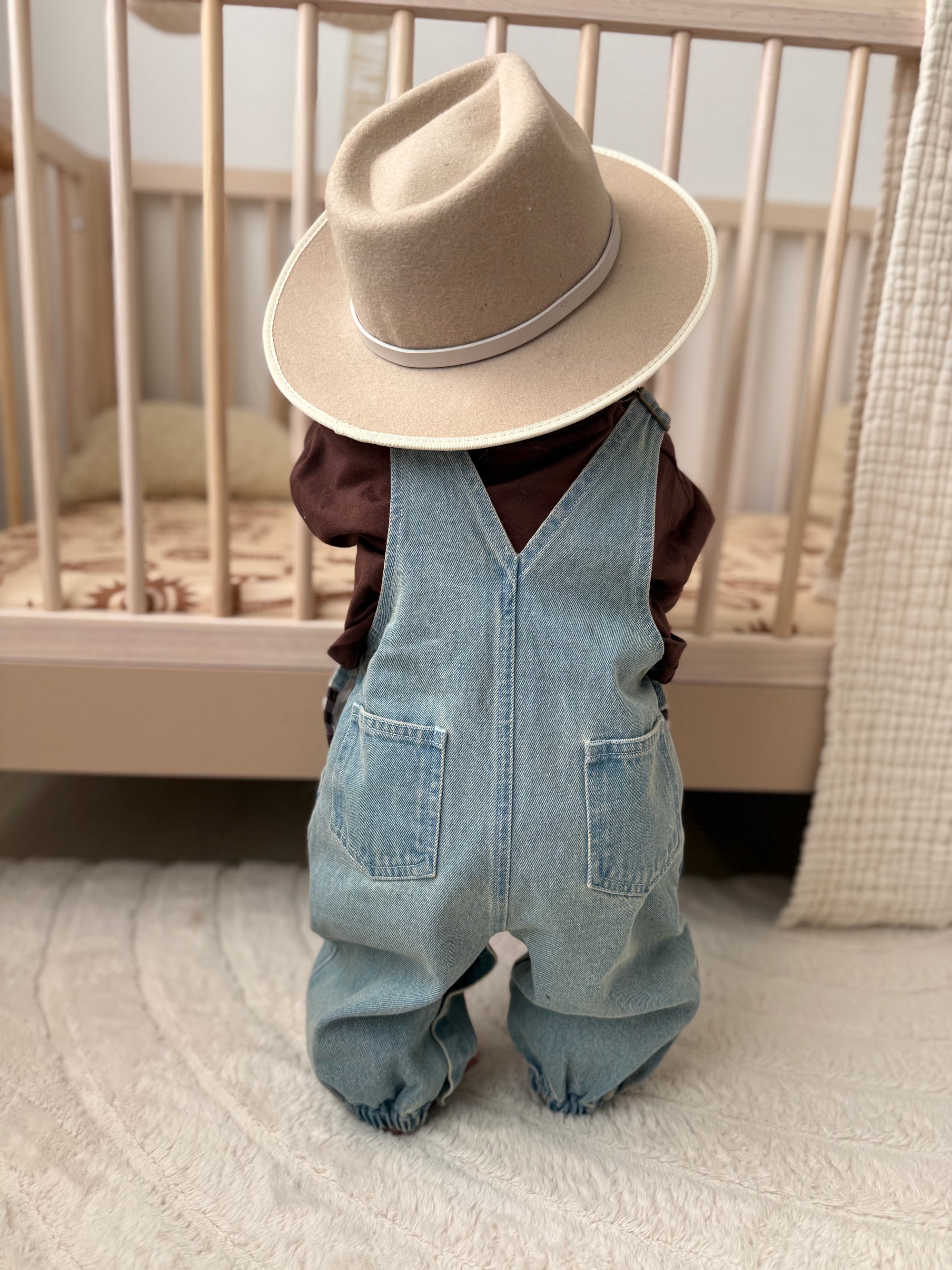 'Hold Your Horses' Denim Overalls