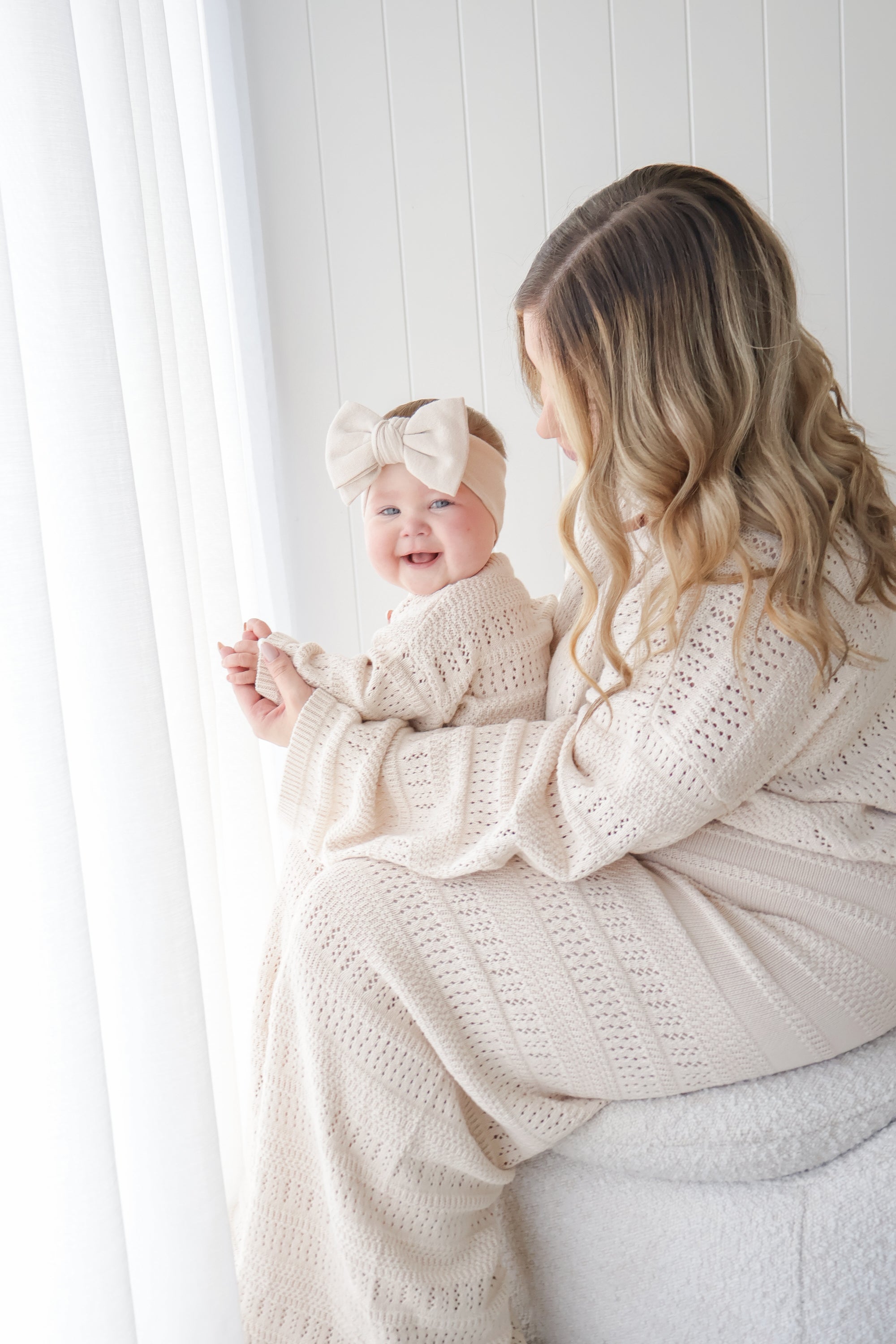 Ladies Knit Top - Vanilla Latte