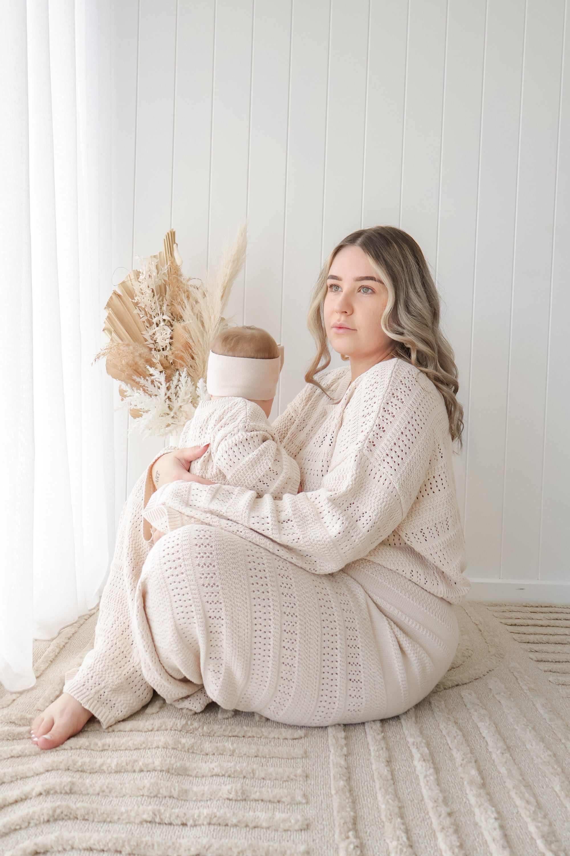 Ladies Knit Pants - Vanilla Latte
