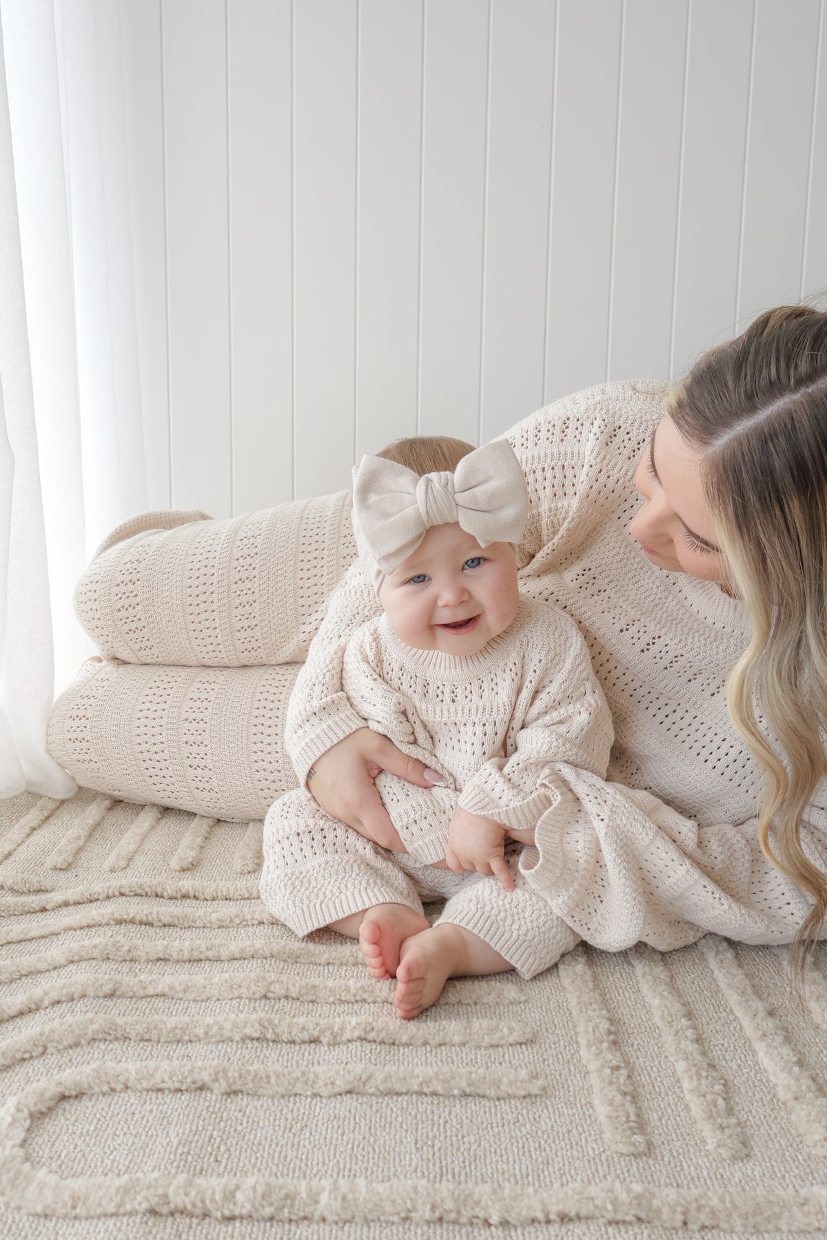 Kids Knit Set - Vanilla Latte