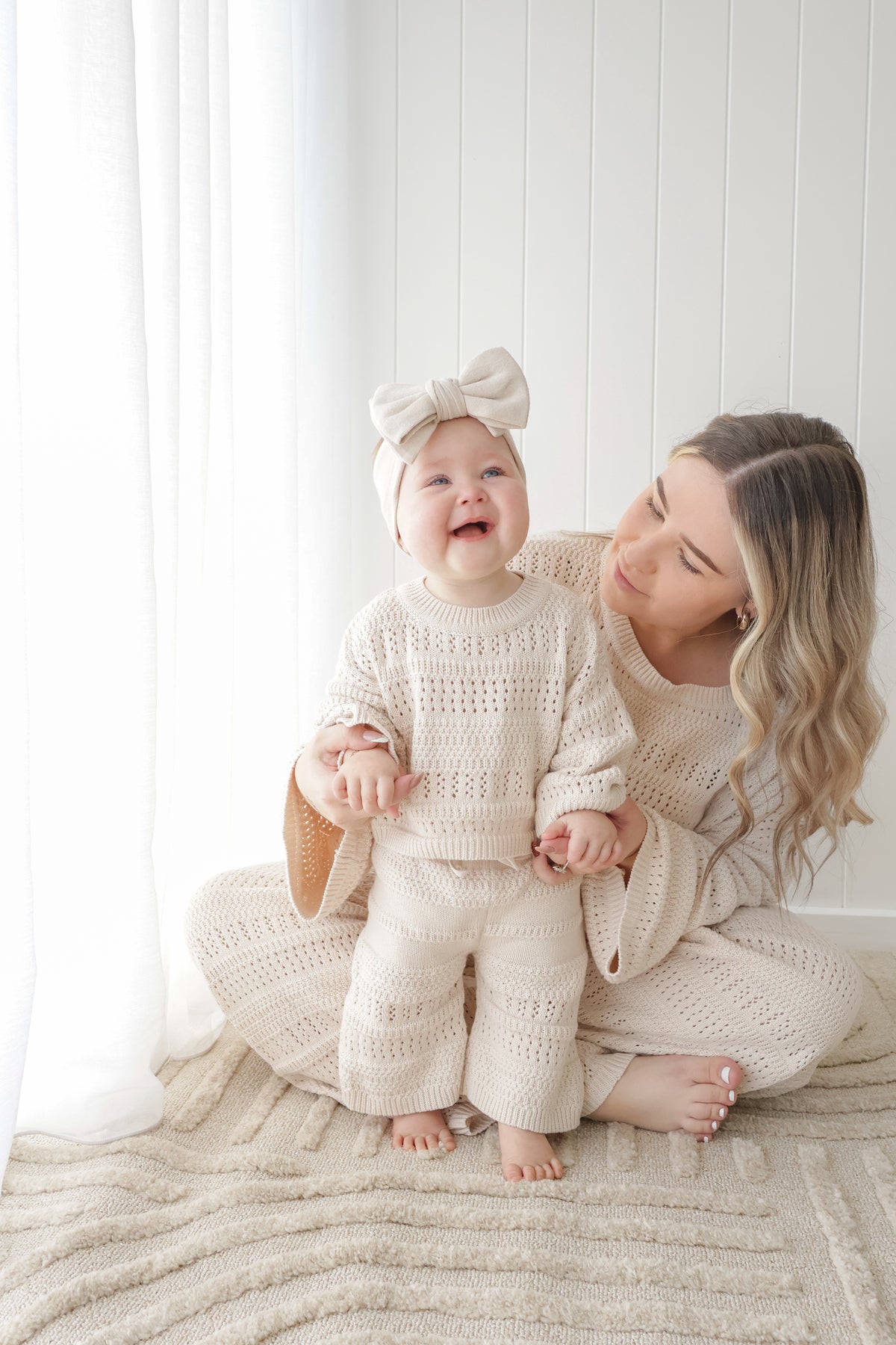 Kids Knit Set - Vanilla Latte