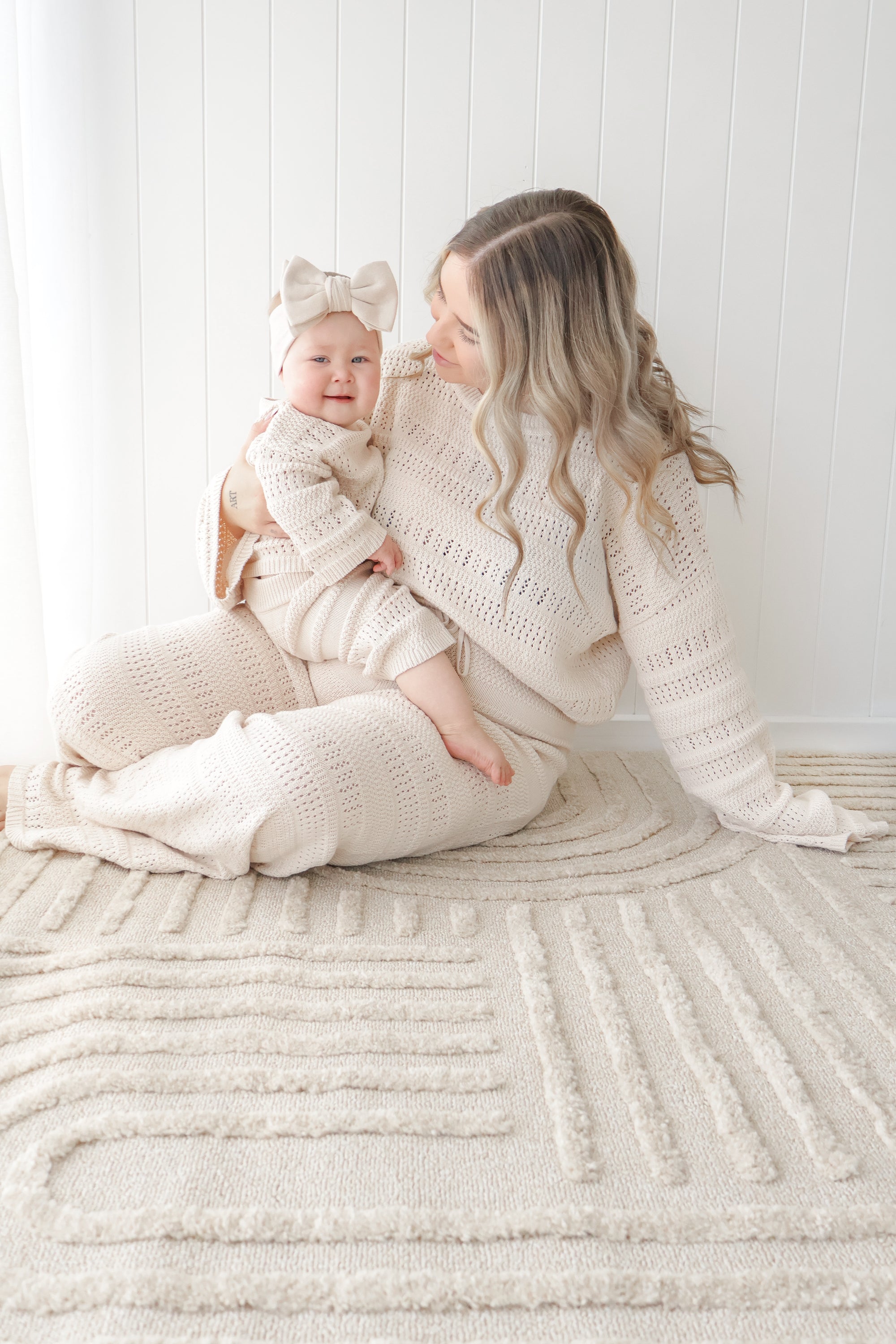 Ladies Knit Pants - Vanilla Latte