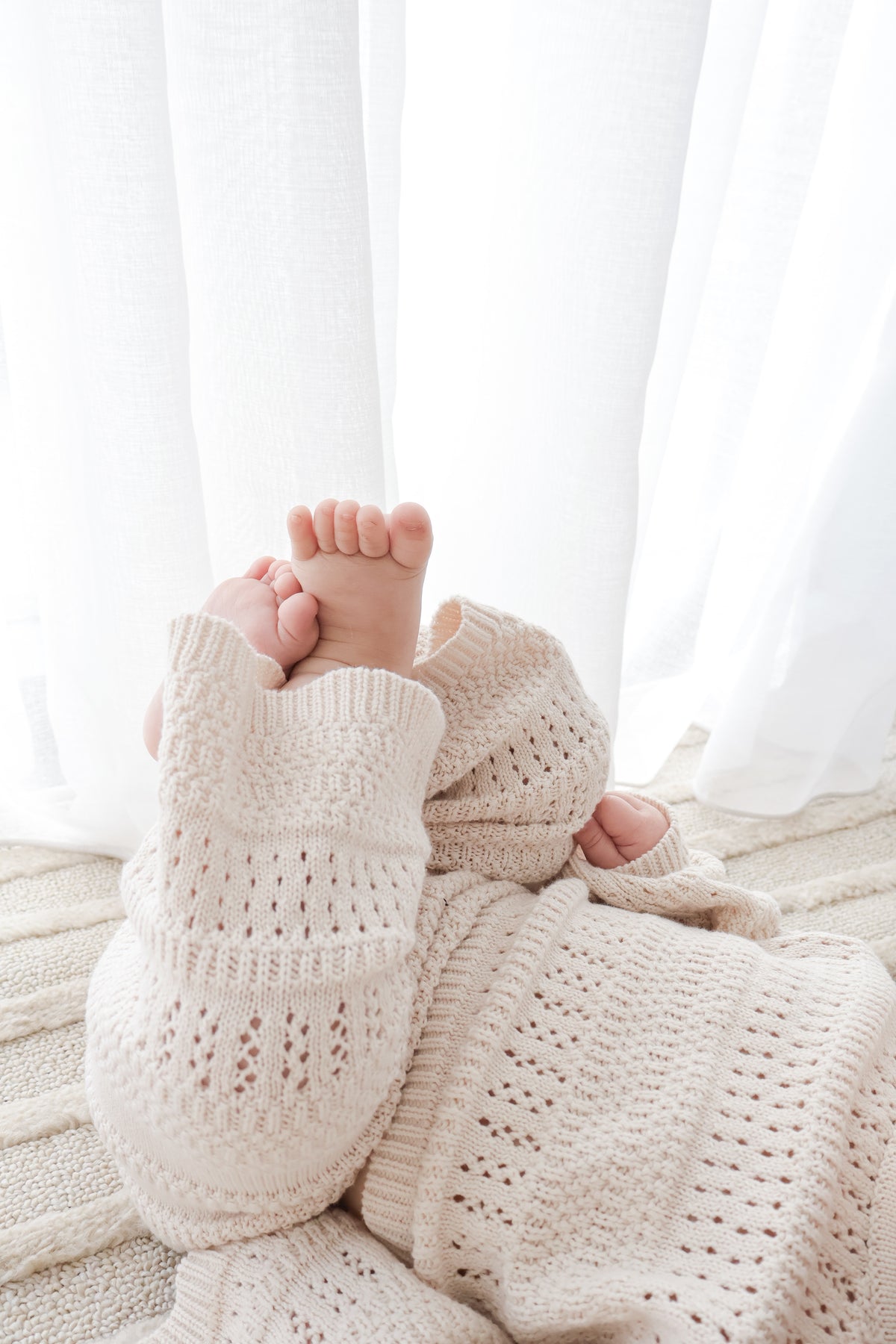 Kids Knit Set - Vanilla Latte