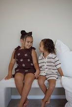 Load image into Gallery viewer, Daisy Shoulder Tie Knit Dress - Espresso