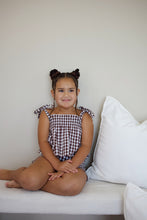 Load image into Gallery viewer, Cocoa Gingham - Two Piece Set