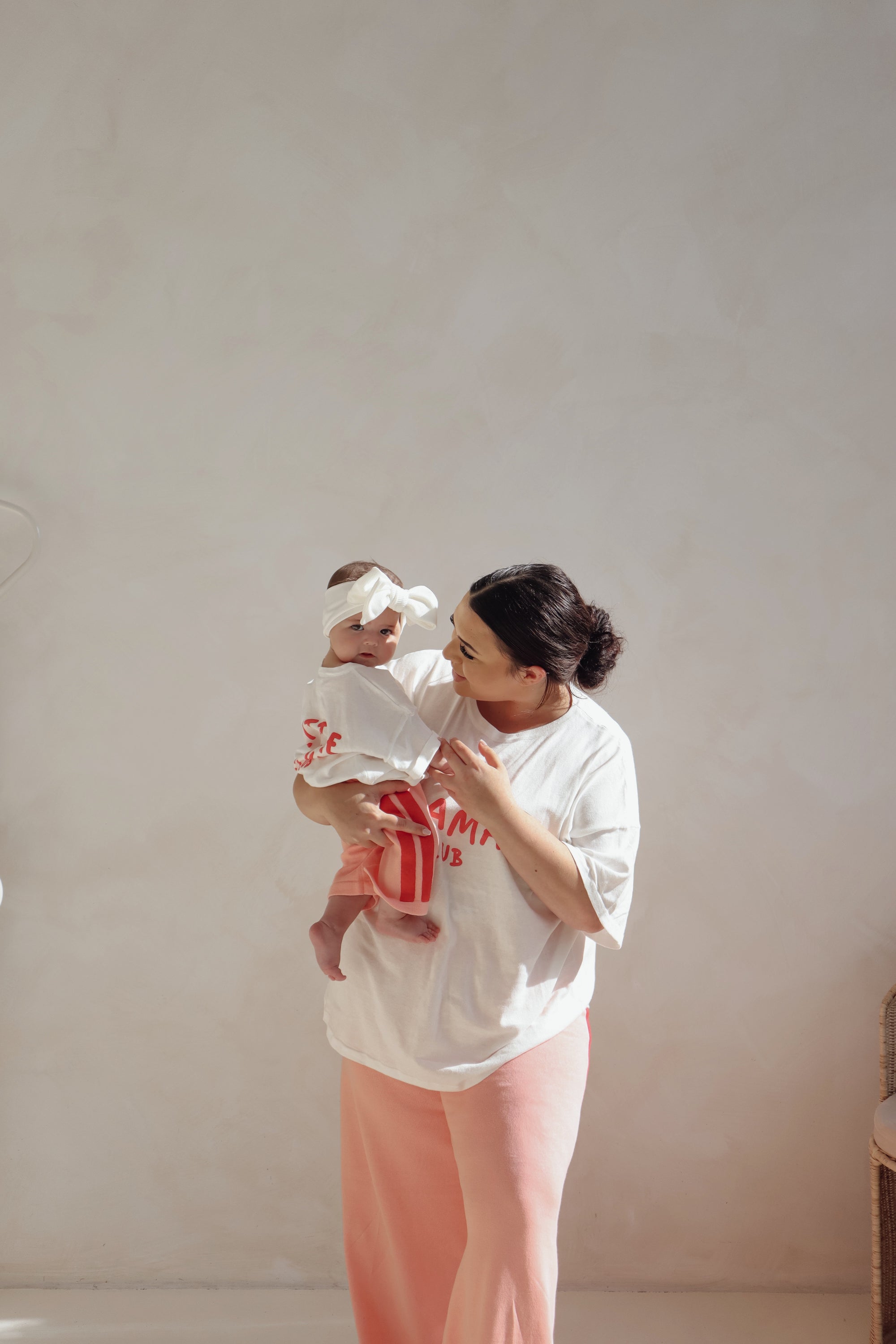 'Little Love Club' Tee - White &amp; Red
