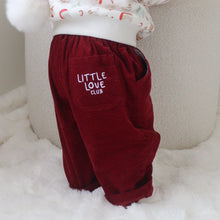 Load image into Gallery viewer, ‘Little Love Club’ Corduroy Pants - Burgundy