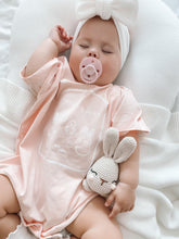 Load image into Gallery viewer, &#39;Little Bunny&#39; Slouch Romper OR Tee - Peach (NB-7Y)