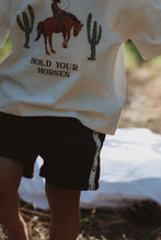 Load image into Gallery viewer, Kid&#39;s &#39;Hold Your Horses&#39; Slouch Tee