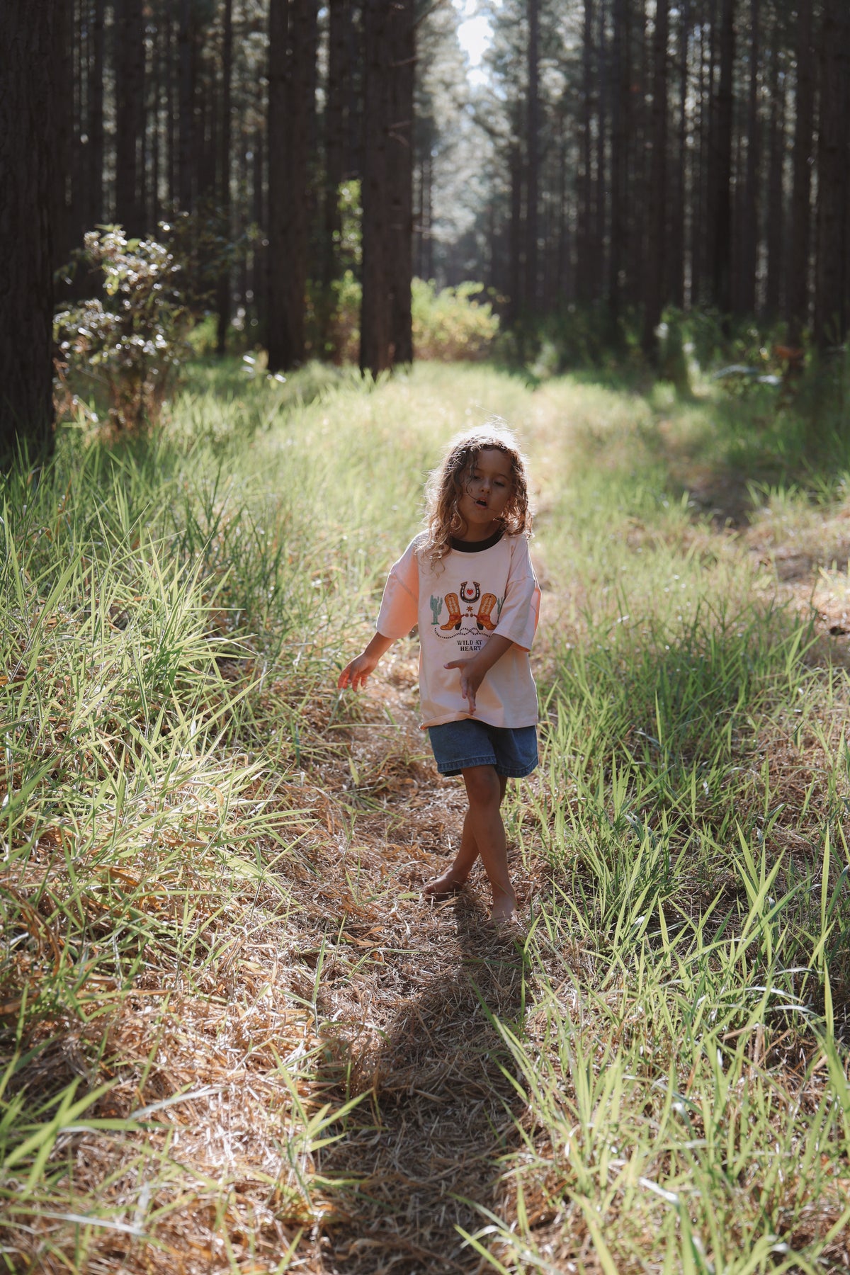 Kids 'Wild at Heart' Slouch Tee