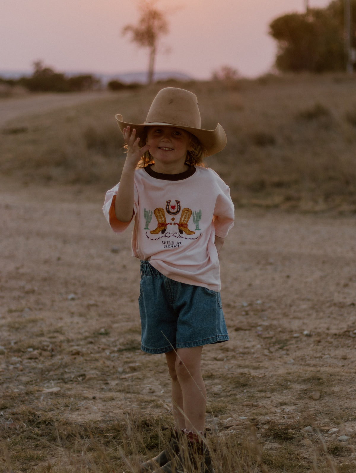 Kids 'Wild at Heart' Slouch Tee