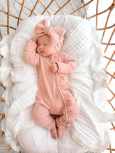 Load image into Gallery viewer, Cotton Growsuit - Dusty Pink