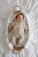 Load image into Gallery viewer, Flopsy Zip Romper - Biscuit