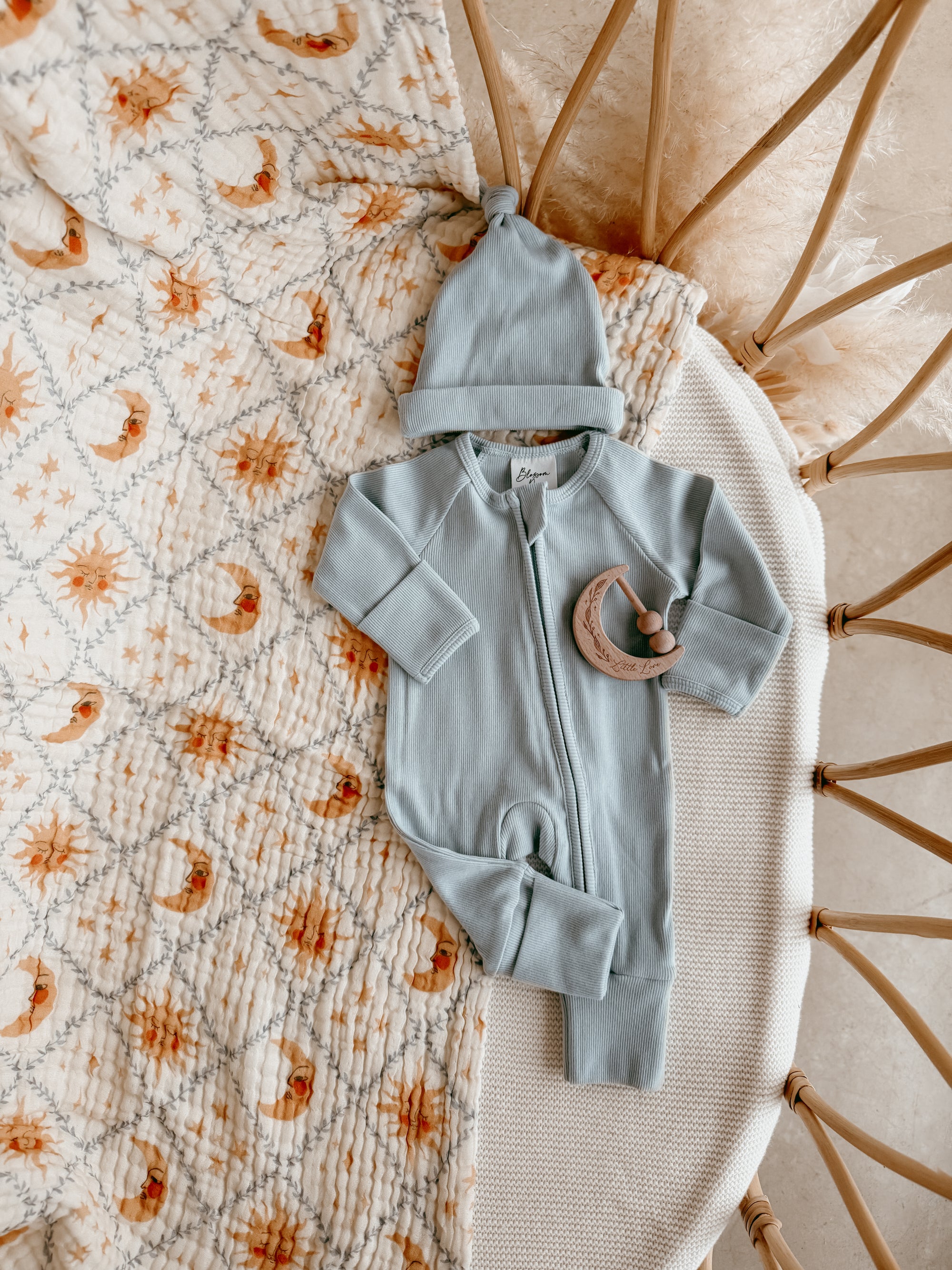Heritage Muslin Blanket - Celestial Skies