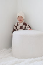 Load image into Gallery viewer, Checkered Knit Cardigan