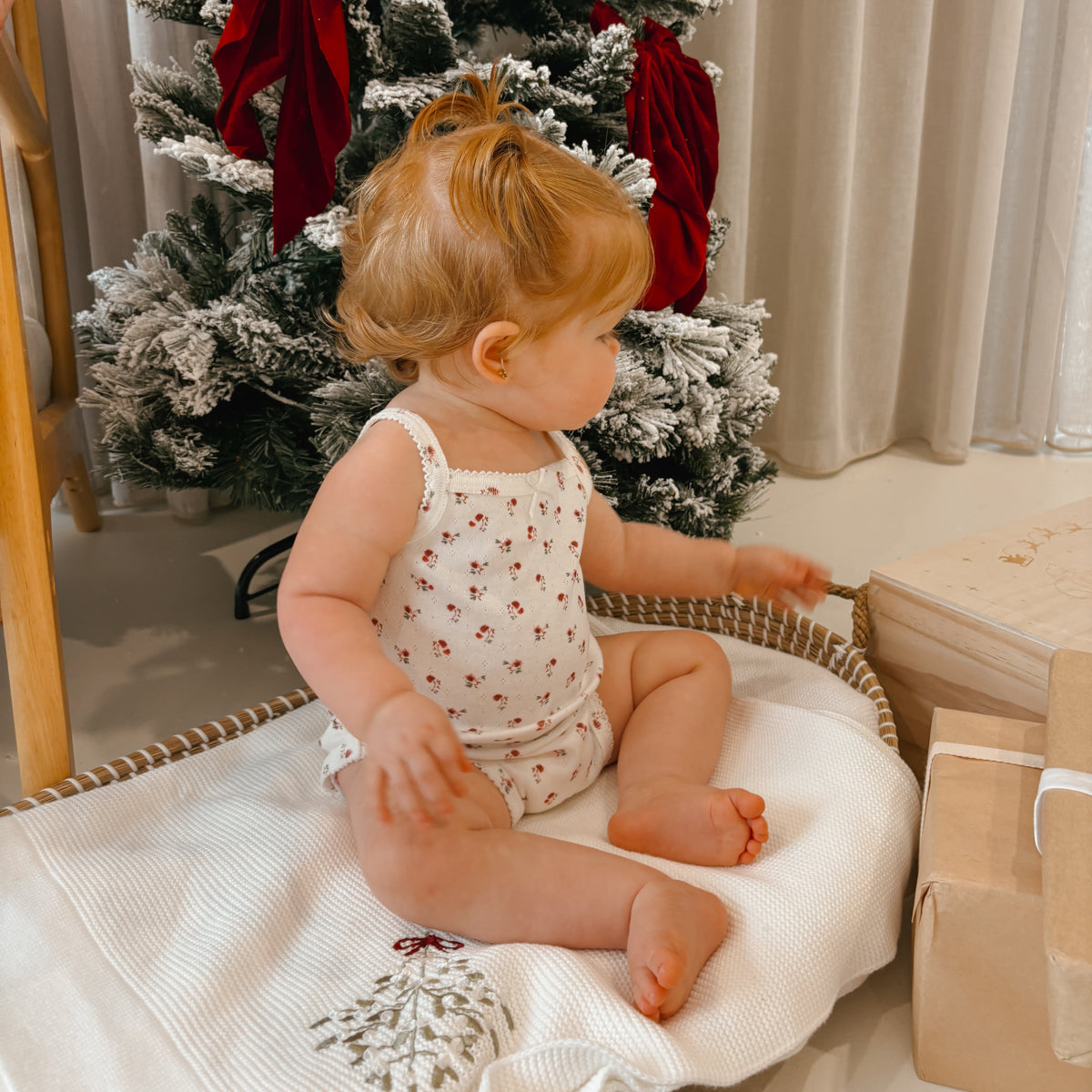 Pointelle Singlet Romper