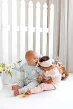 Load image into Gallery viewer, Sunny (Blue) Knit Romper