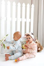 Load image into Gallery viewer, Sunny (Blue) Knit Romper