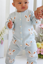 Load image into Gallery viewer, Sunny (Blue) Knit Romper